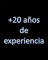 Más de 20 años de experiencia +20 años de experiencia
