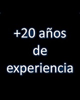 +20 años de experiencia